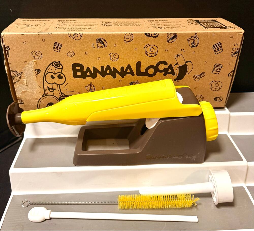 Banana Loca® Kitchen Gadget - Core & Fill A Banana While Still In Its Peel new